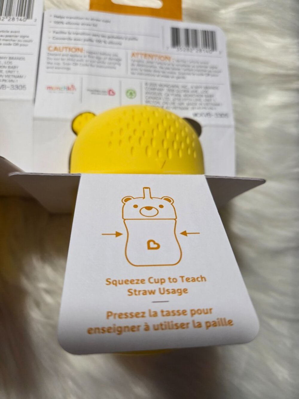 Munchkin Baby Bear Transition Straw Cup Set - Picture 5 of 7